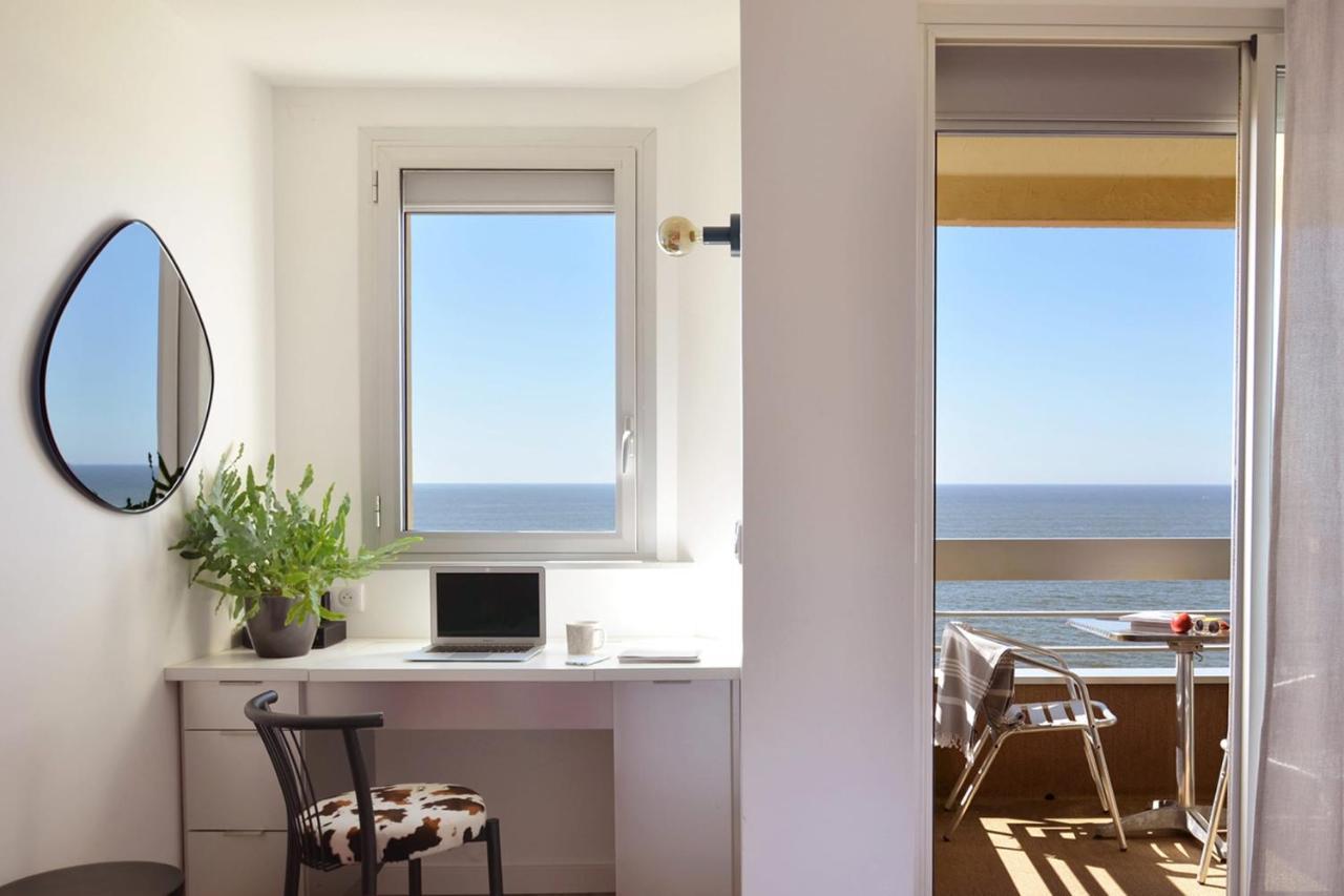 Nouvelle Vague Modern Ocean View Studio W Balcony - Swimming Pool 比亚里茨 外观 照片