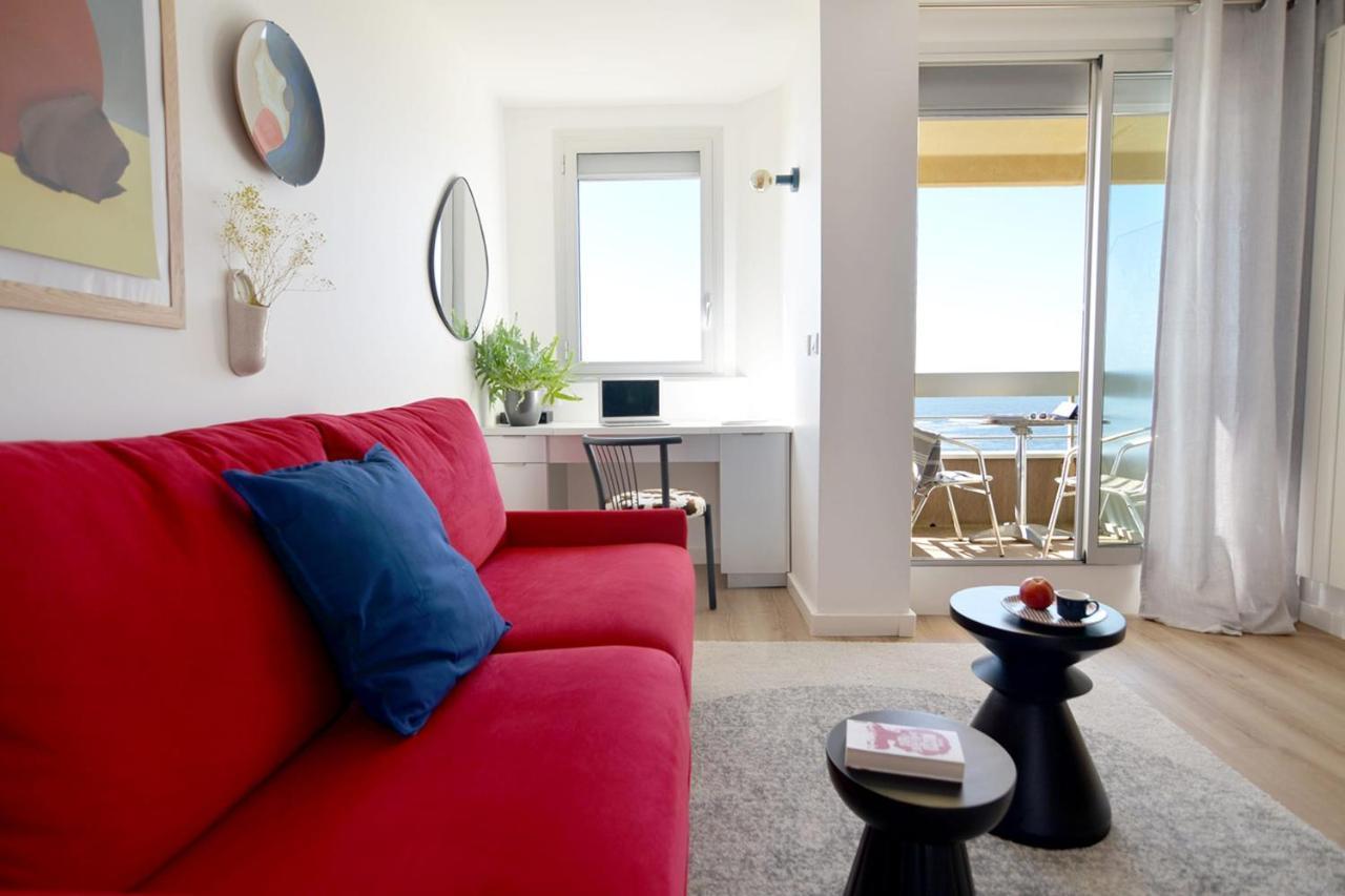 Nouvelle Vague Modern Ocean View Studio W Balcony - Swimming Pool 比亚里茨 外观 照片